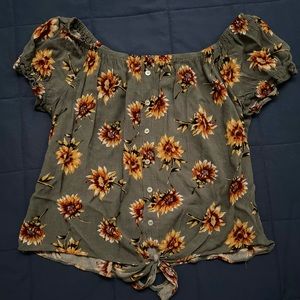 Off the shoulders blouse